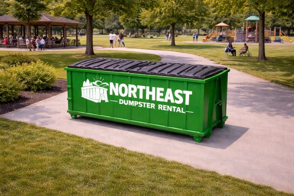 Northeast Dumpster Rentals roll-off dumpster in Springfield, MA